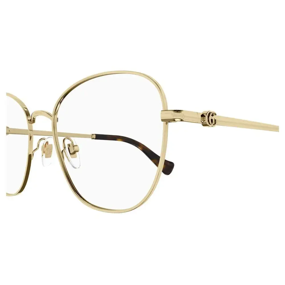Gucci GG1418O Eyeglasses Gold Metal Square